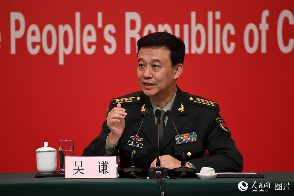 中國解放軍發言人吳謙：共軍將堅決「打獨促統」